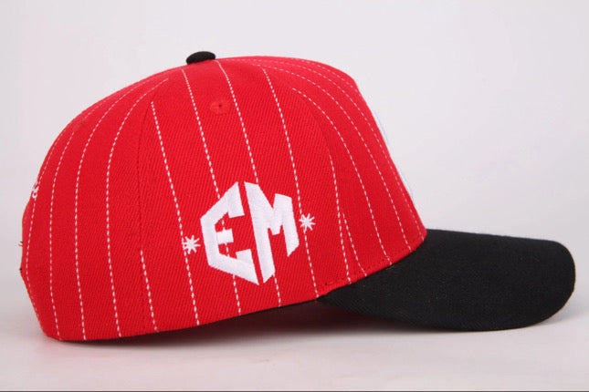 E.M Pinstripe SOX Hat