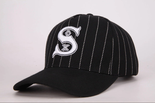 E.M Pinstripe SOX Hat