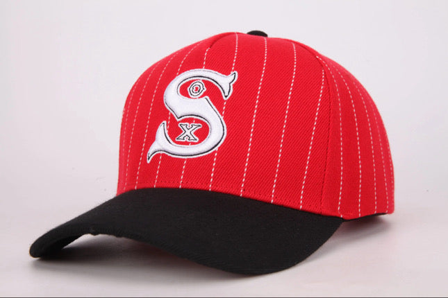 E.M Pinstripe SOX Hat